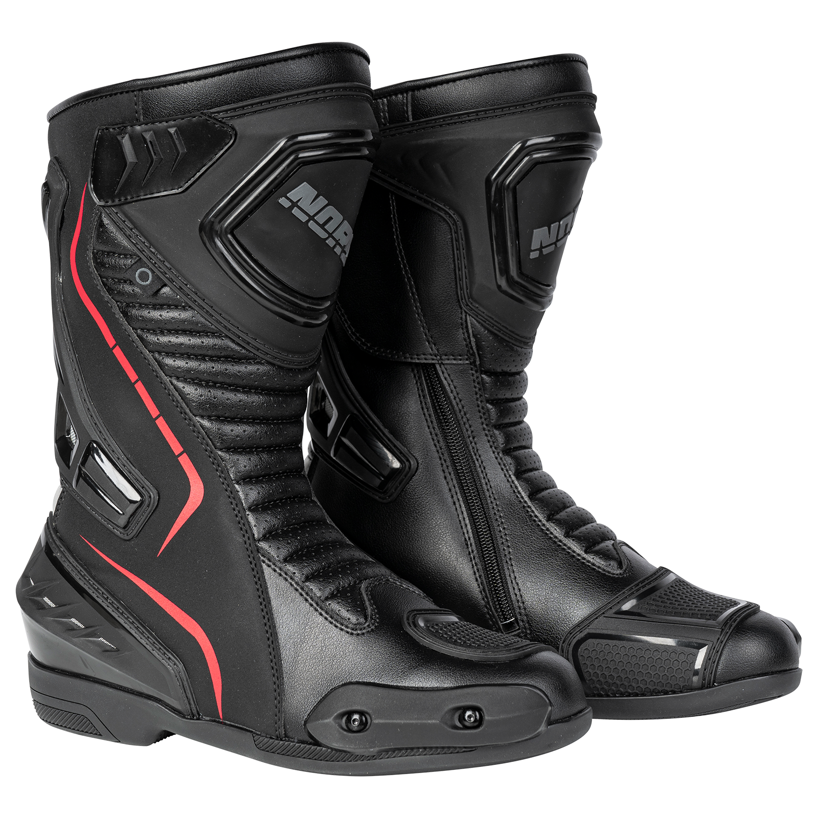 Trojan - Hakone Racing Boot Negro/Rojo - SECURTEX MOTOR S.L (t/a MaximoMoto)