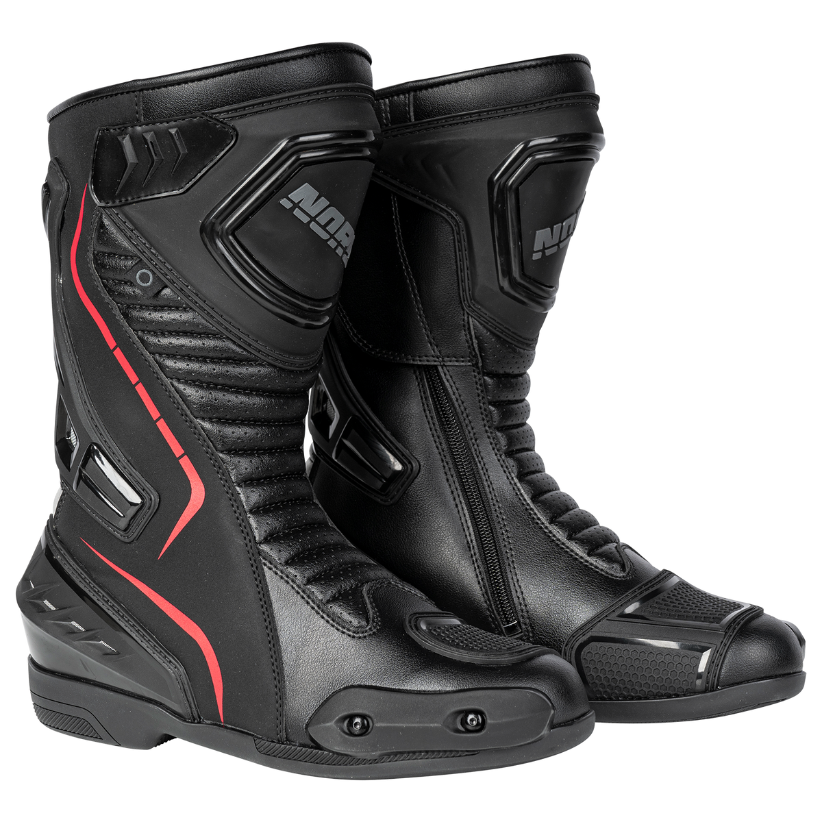 Trojan - Hakone Racing Boot Negro/Rojo - SECURTEX MOTOR S.L (t/a MaximoMoto)