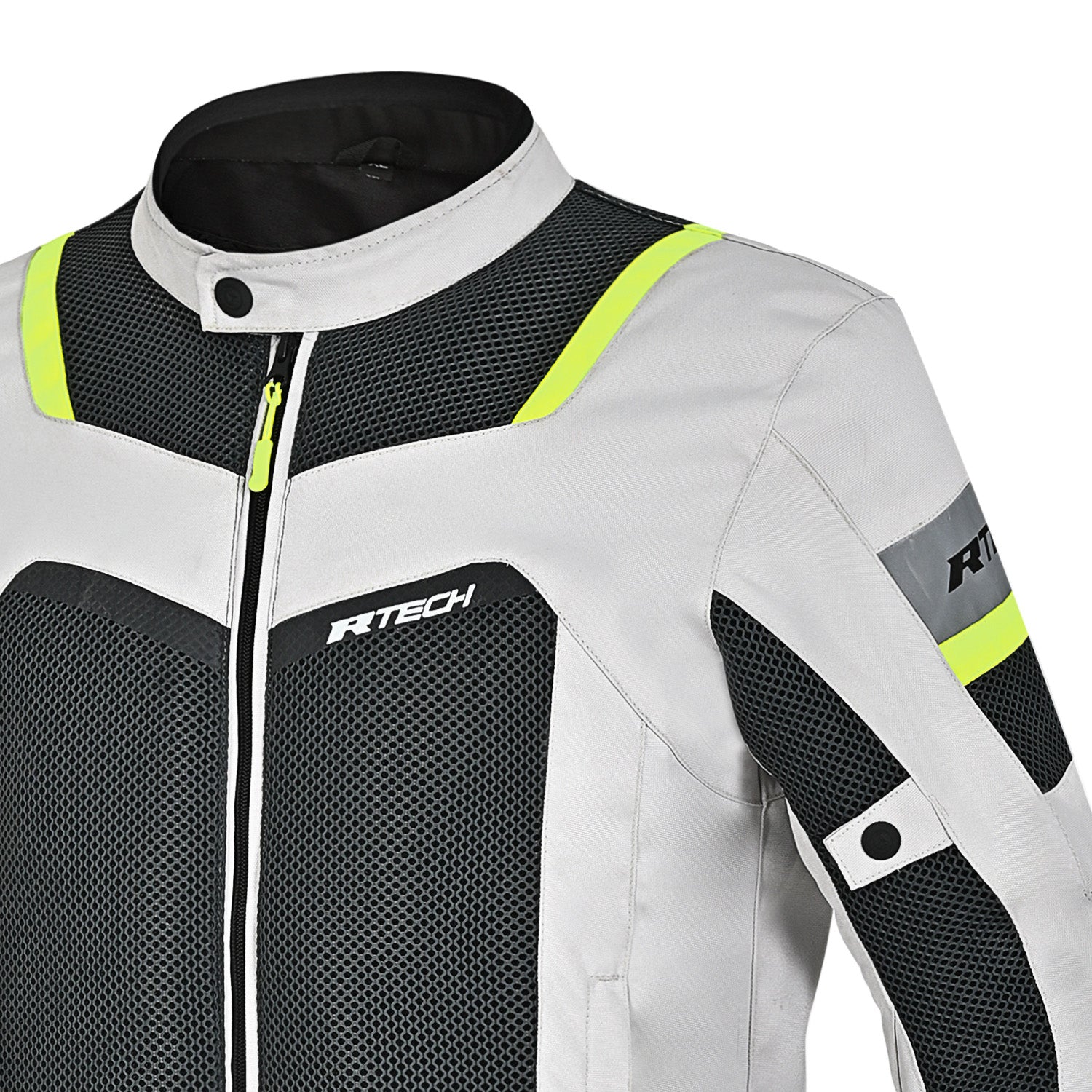 R-TECH SPIRAL MESH Summer Motorcycle Jacket Ice Black