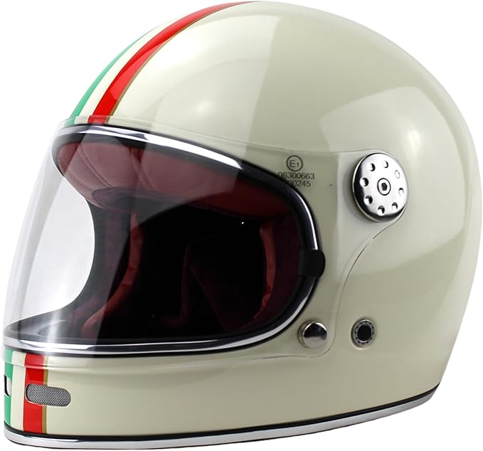 Viper F656 Vintage Style Motorcycle Full Face Helmet