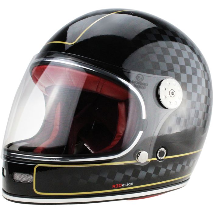 Viper F656 Vintage Style Motorcycle Full Face Helmet