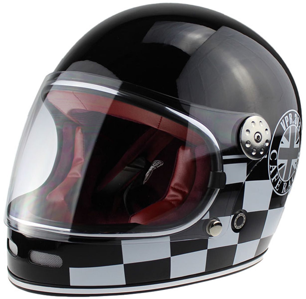 Viper F656 Vintage Style Motorcycle Full Face Helmet