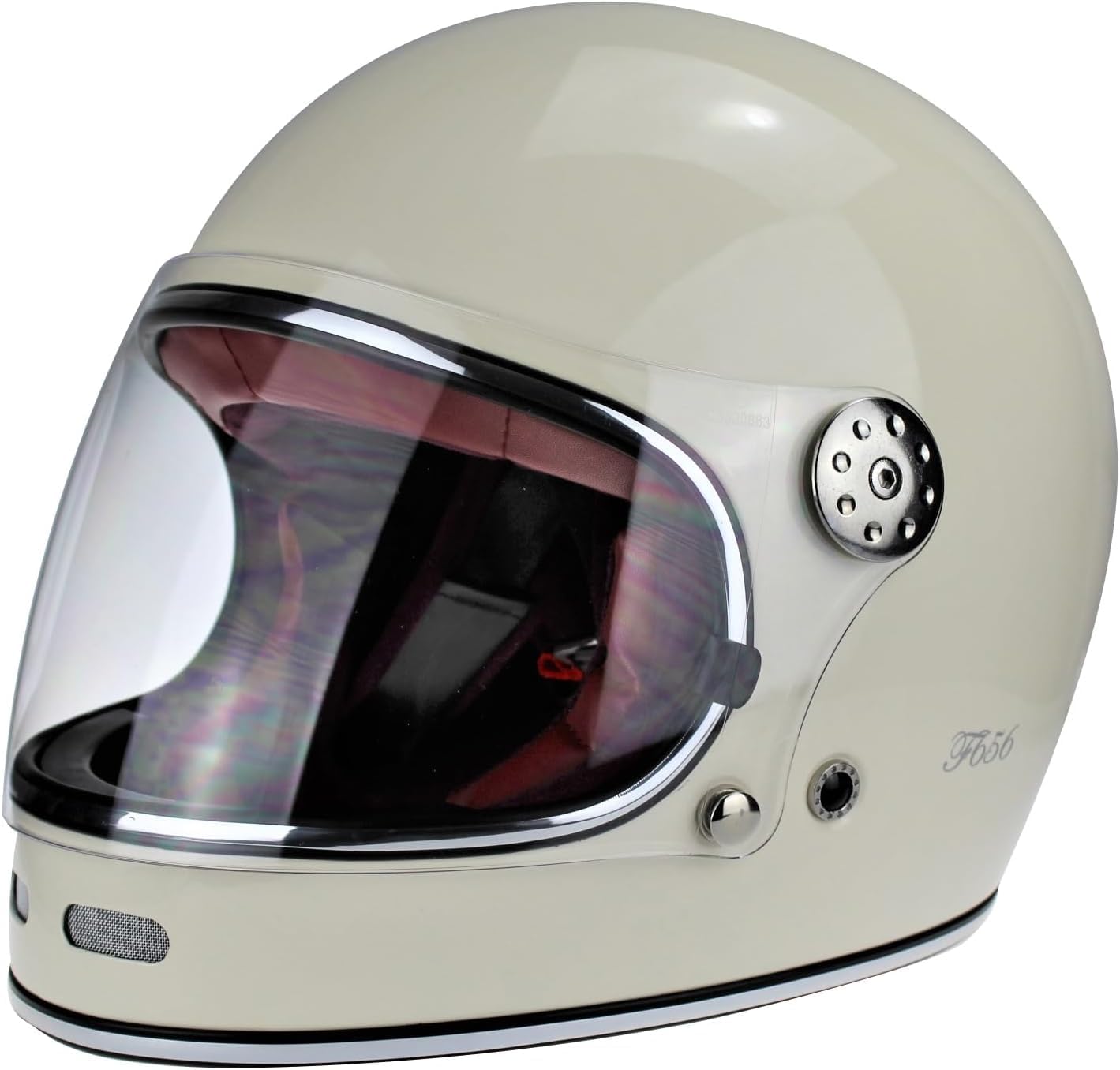 Viper F656 Vintage Style Motorcycle Full Face Helmet
