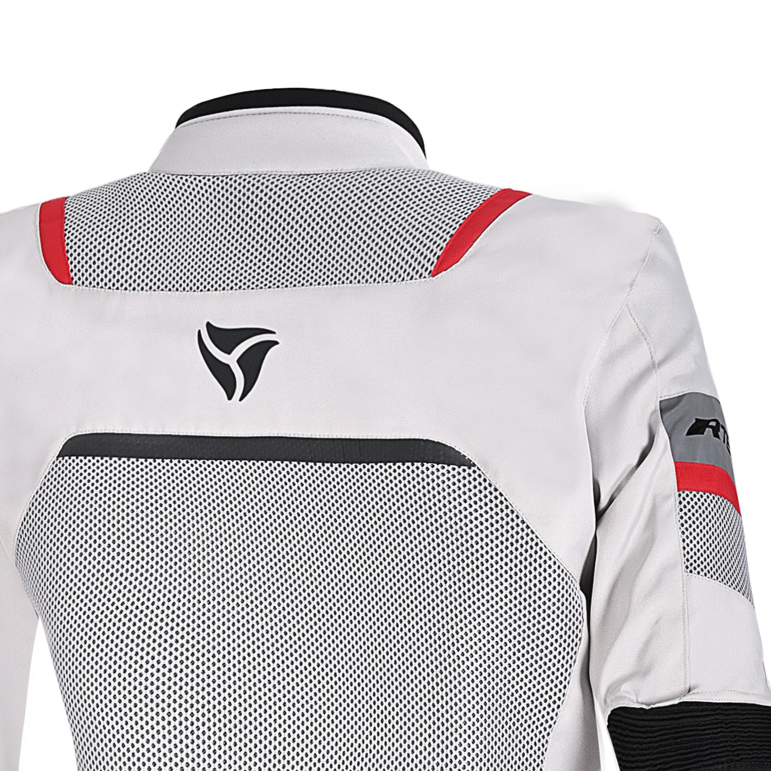 R Tech Spiral Mesh Summer Motorcycle Jacket Ice Black Red