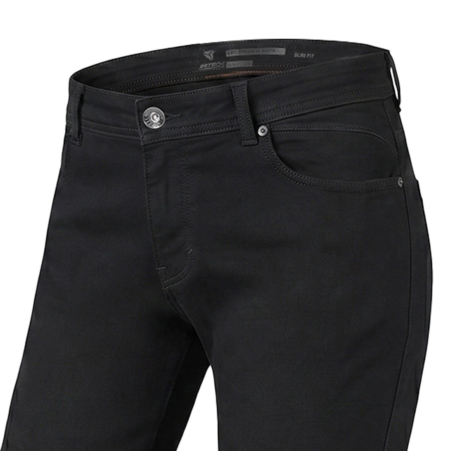 R-TECH VALENCIA LADY MOTORCYCLE JEANS JET BLACK