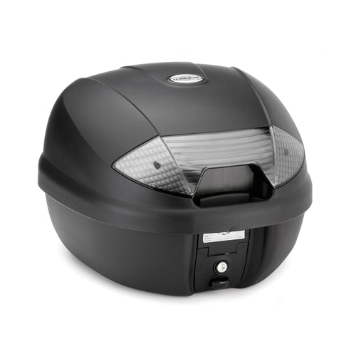 KAPPA MALETA PARILLA K628 NEGRO BASE CATADIÓPTRICOS ALHUMADO 30LTS