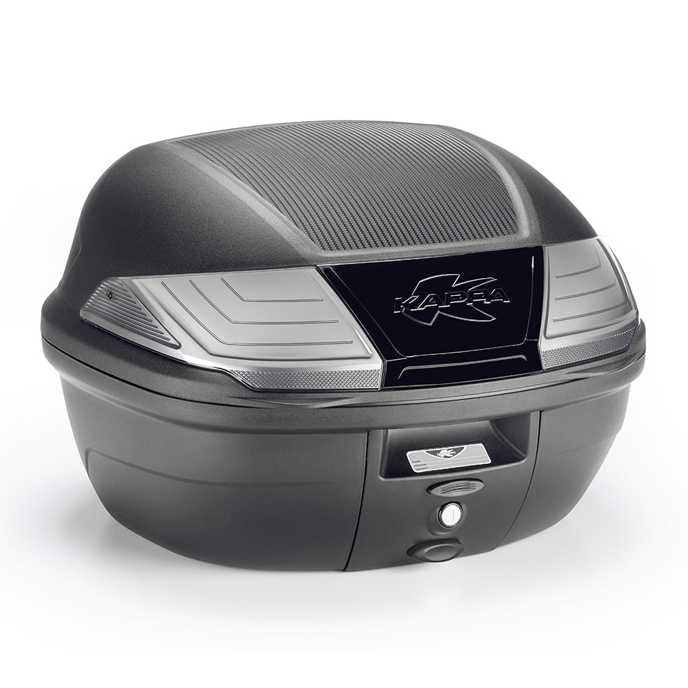 KAPPA MALETA K400 NEGRO BASE CATADIÓPTRICOS AHUMADOS 40LTS
