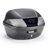 KAPPA MALETA K400 NEGRO BASE CATADIÓPTRICOS AHUMADOS 40LTS