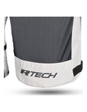 R-TECH - Spiral Mesh Textile Jacket in White/Gray/Red 