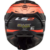 LS2 FF805 THUNDER  ATTACK FULL FACE HELMETS MATT RED H-V YELLOW-06 L 