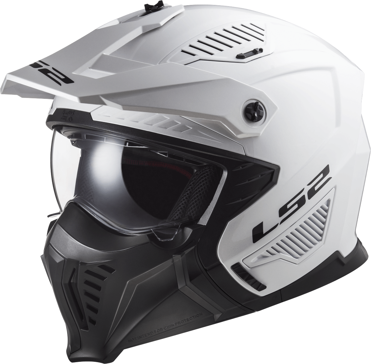 Ls2 Of606 Drifter Solid Open Face Helmets White-06 L 