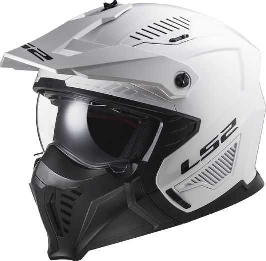 Ls2 Of606 Drifter Solid Open Face Helmets White-06 L 