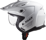 Ls2 Of606 Drifter Solid Open Face Helmets White-06 L 