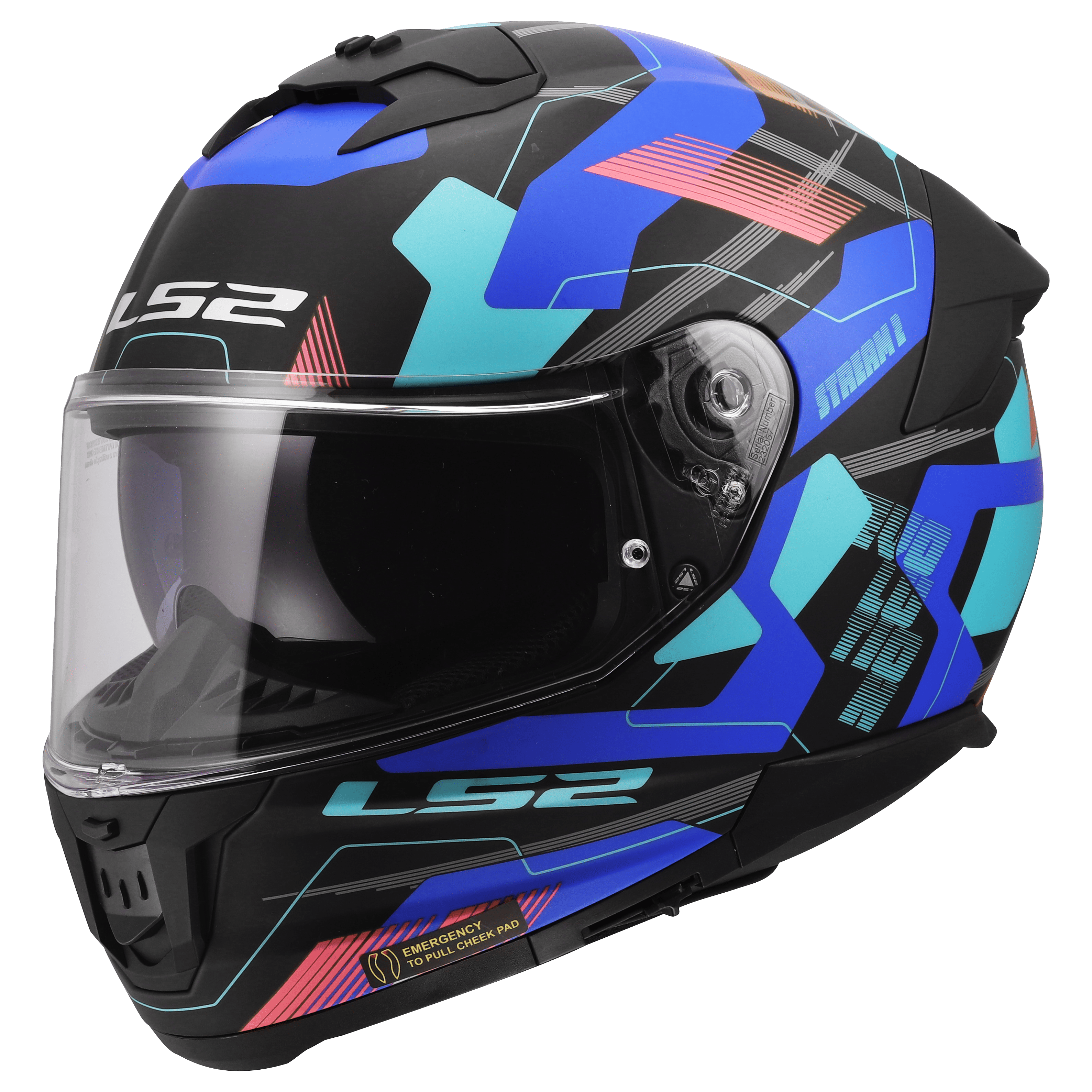 LS2 FF808 STREAM II URBAN MOTORCYCLE TOURING HELMET