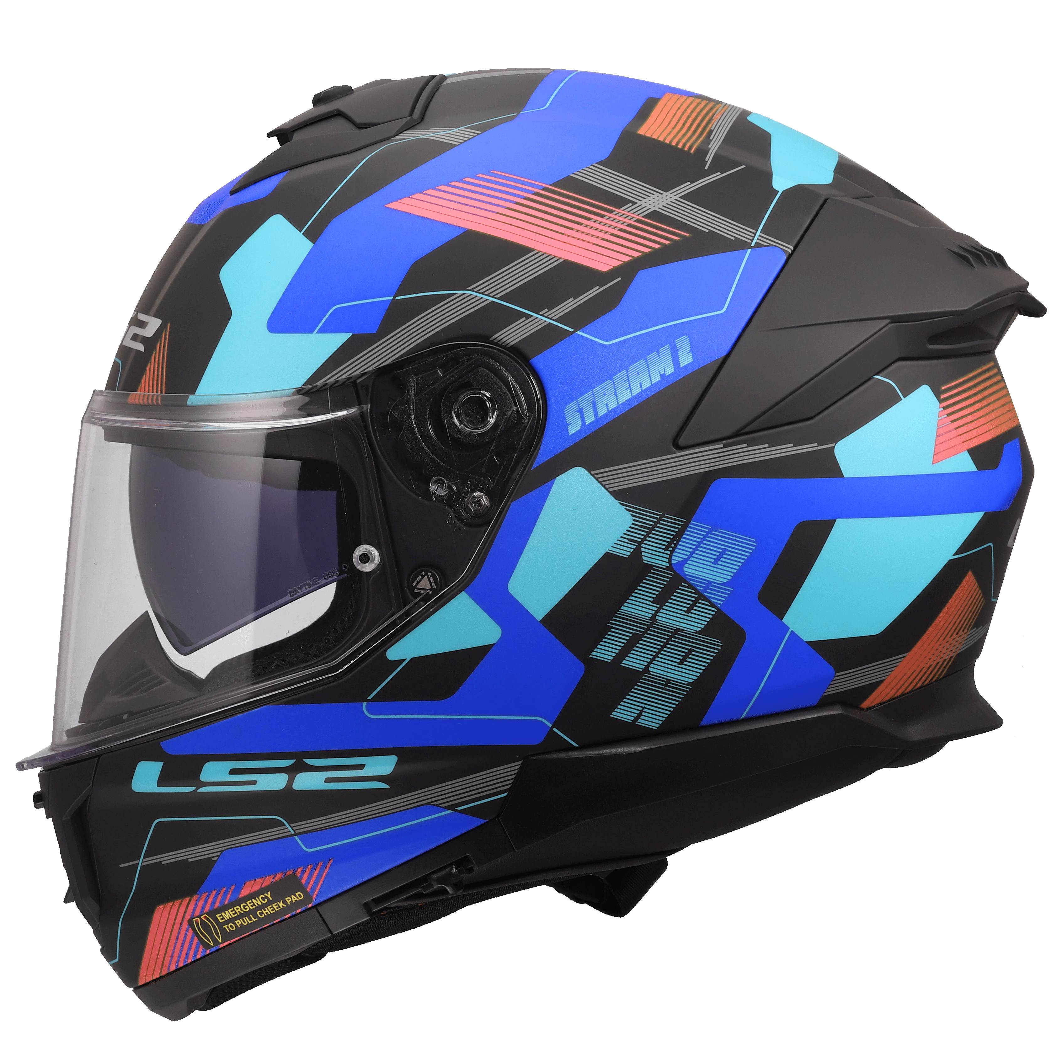 LS2 FF808 STREAM II URBAN MOTORCYCLE TOURING HELMET