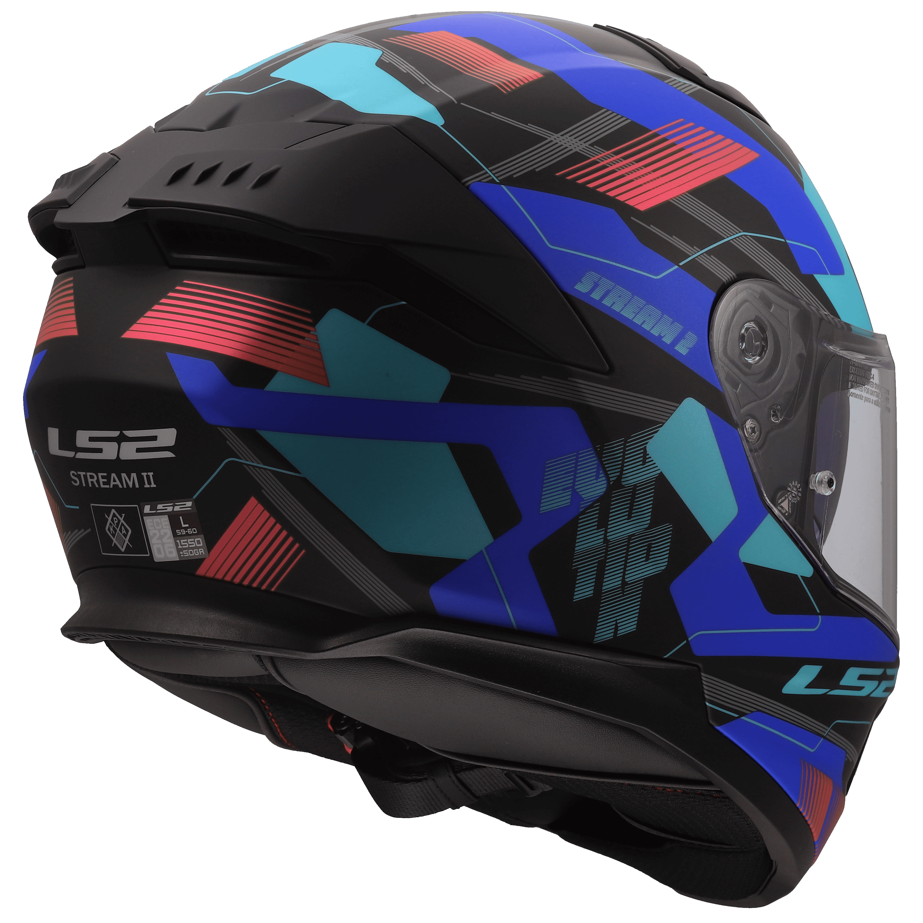 LS2 FF808 STREAM II URBAN MOTORCYCLE TOURING HELMET