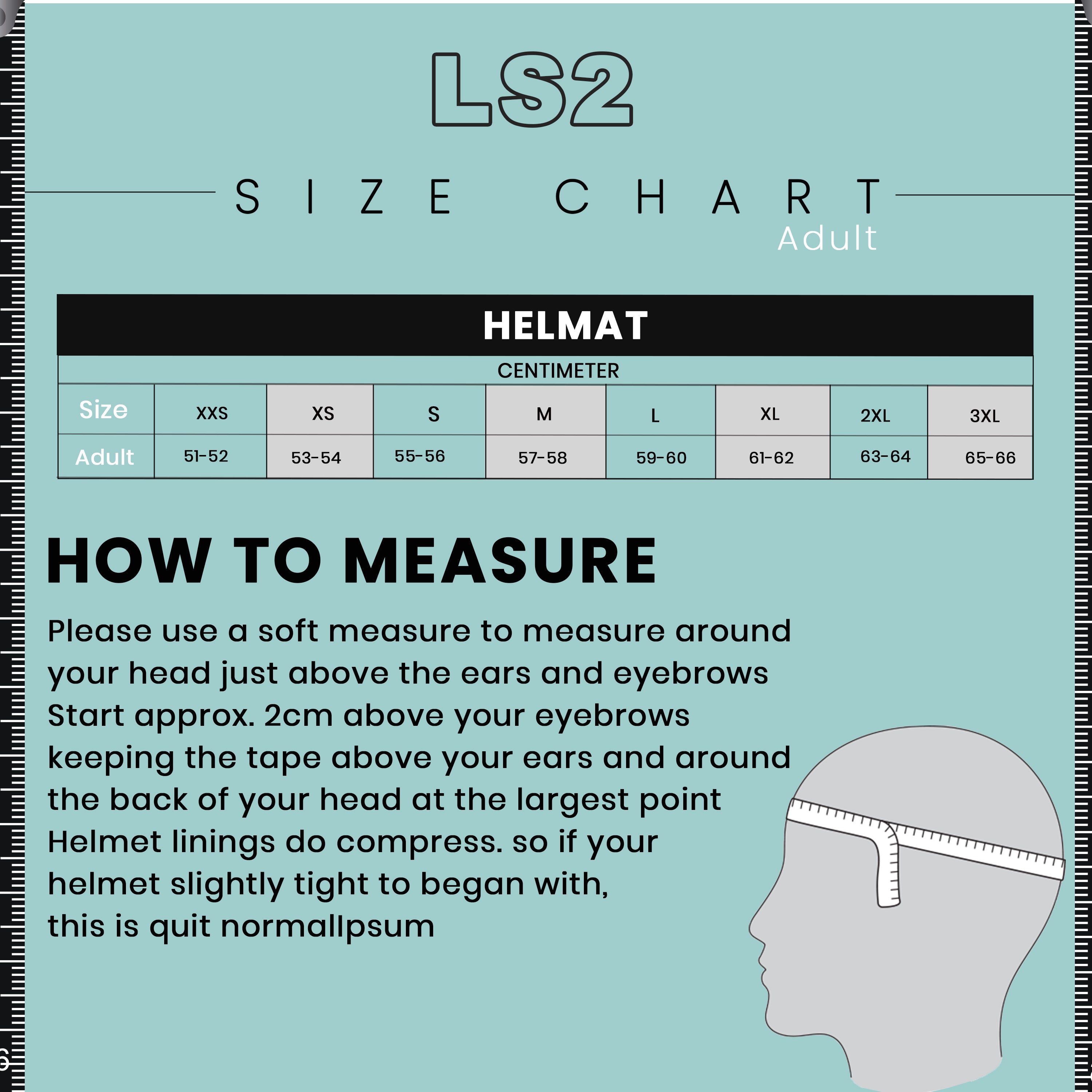 ls2 full face helmet size chart LS2 FF808 STREAM II SPORTS MOTORCYCLE FULL FACE HELMETS GLOSS WHITE – MaximoMoto SL