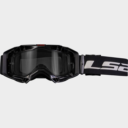 Aura Enduro Series Goggle Black With Clear Visor 