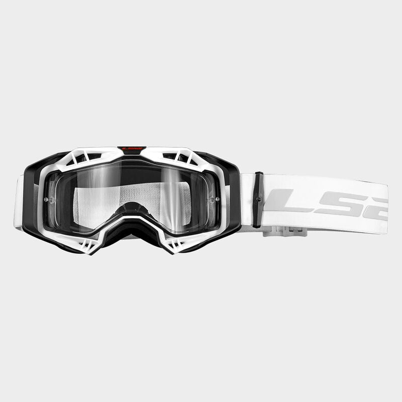 Aura Enduro Series Goggle Black White With Clear 