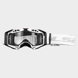 Aura Enduro Series Goggle Black White With Clear 