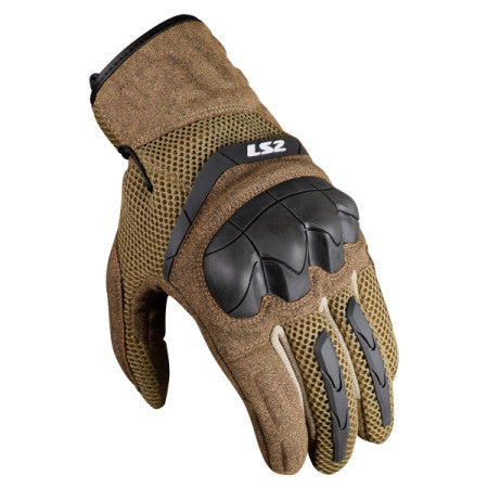 Ls2 Kubra Man Gloves Brown 