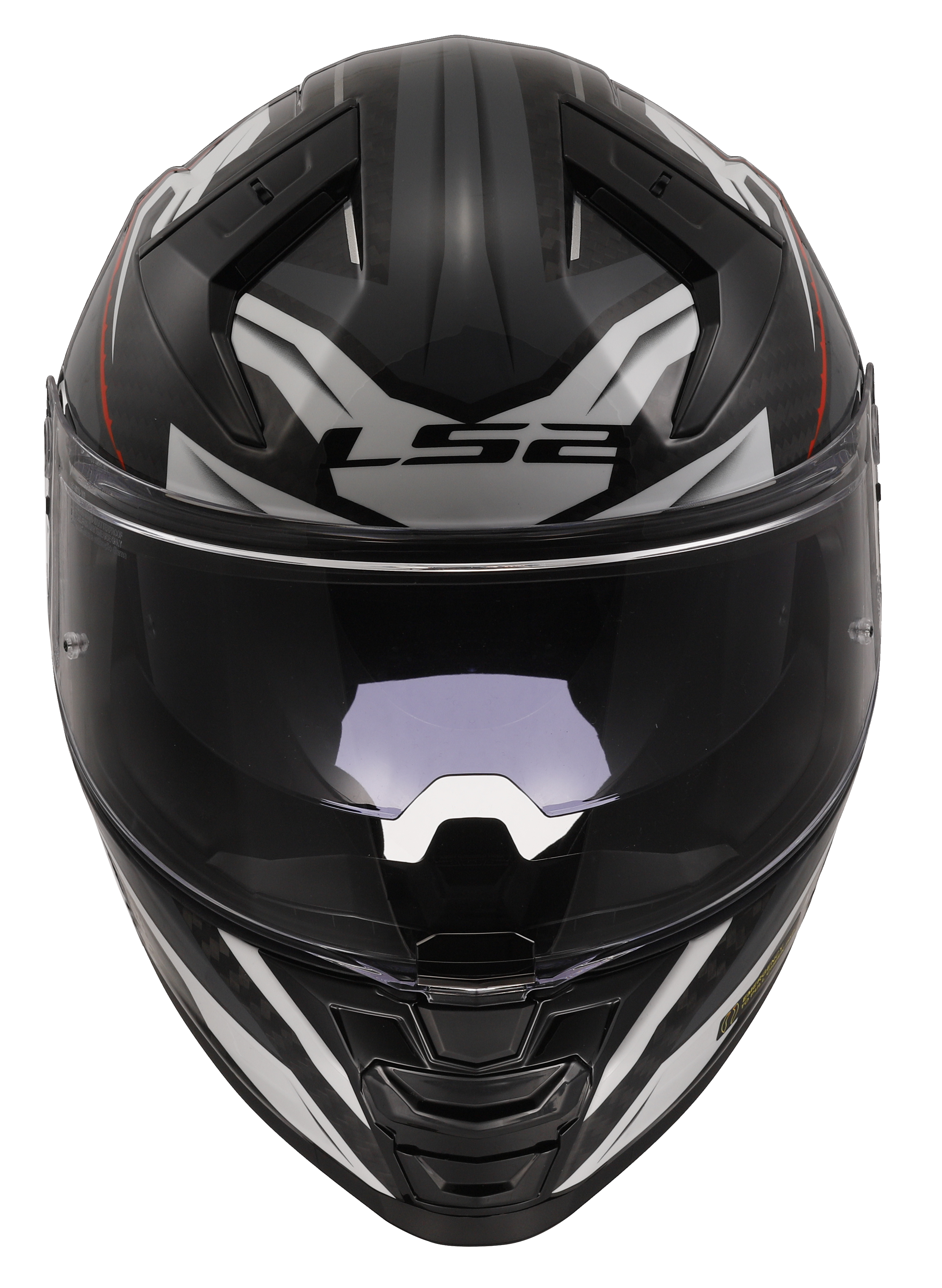 LS2 FF811 Vector II Full Face Motorcycle Helmet  Savage White Red Grey