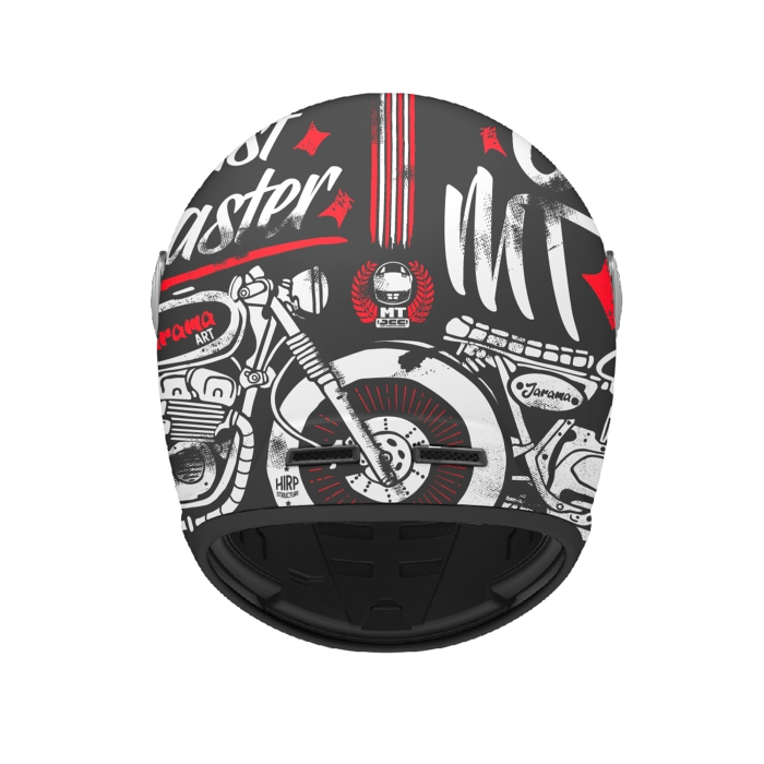 MT Jarama SV Art Full Face Helmet Back