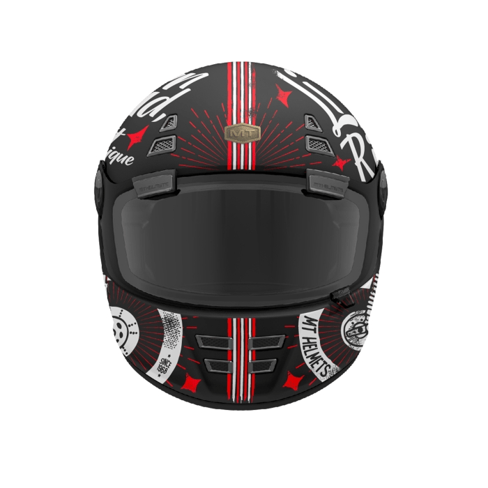 MT Jarama SV Art Full Face Helmet Front Side