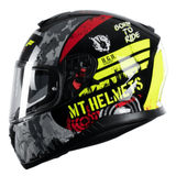 MT Thunder 3 Sniper Full Face Motorcycle Helmet Left Side
