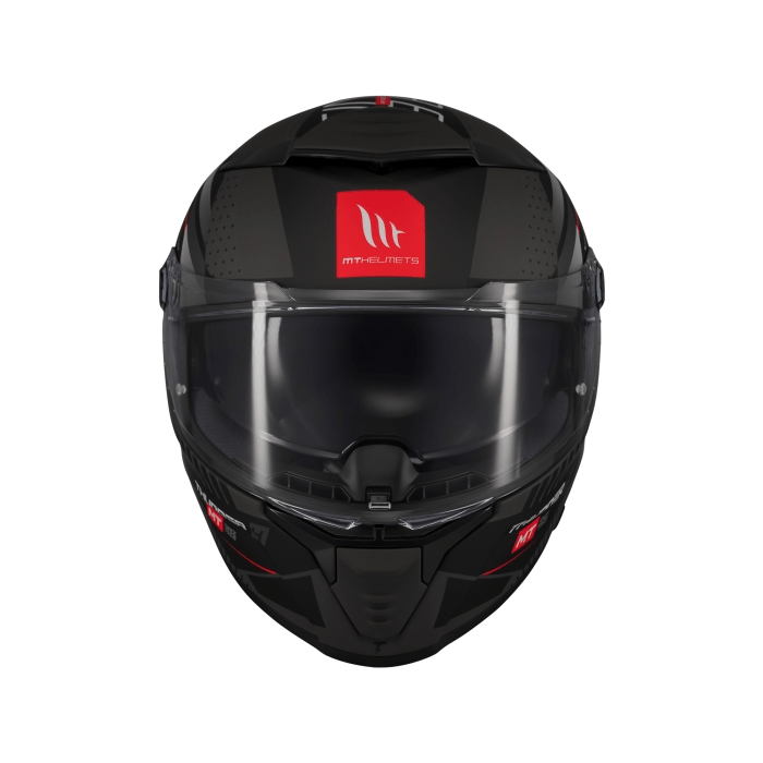 MT_Thunder_4_Lumin_Full_Face_Motorcycle_Helmet_Black Front