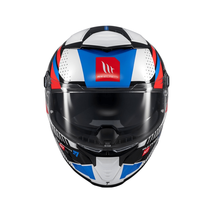 MT Thunder 4 Lumin Full Face Motorcycle Helmet Front