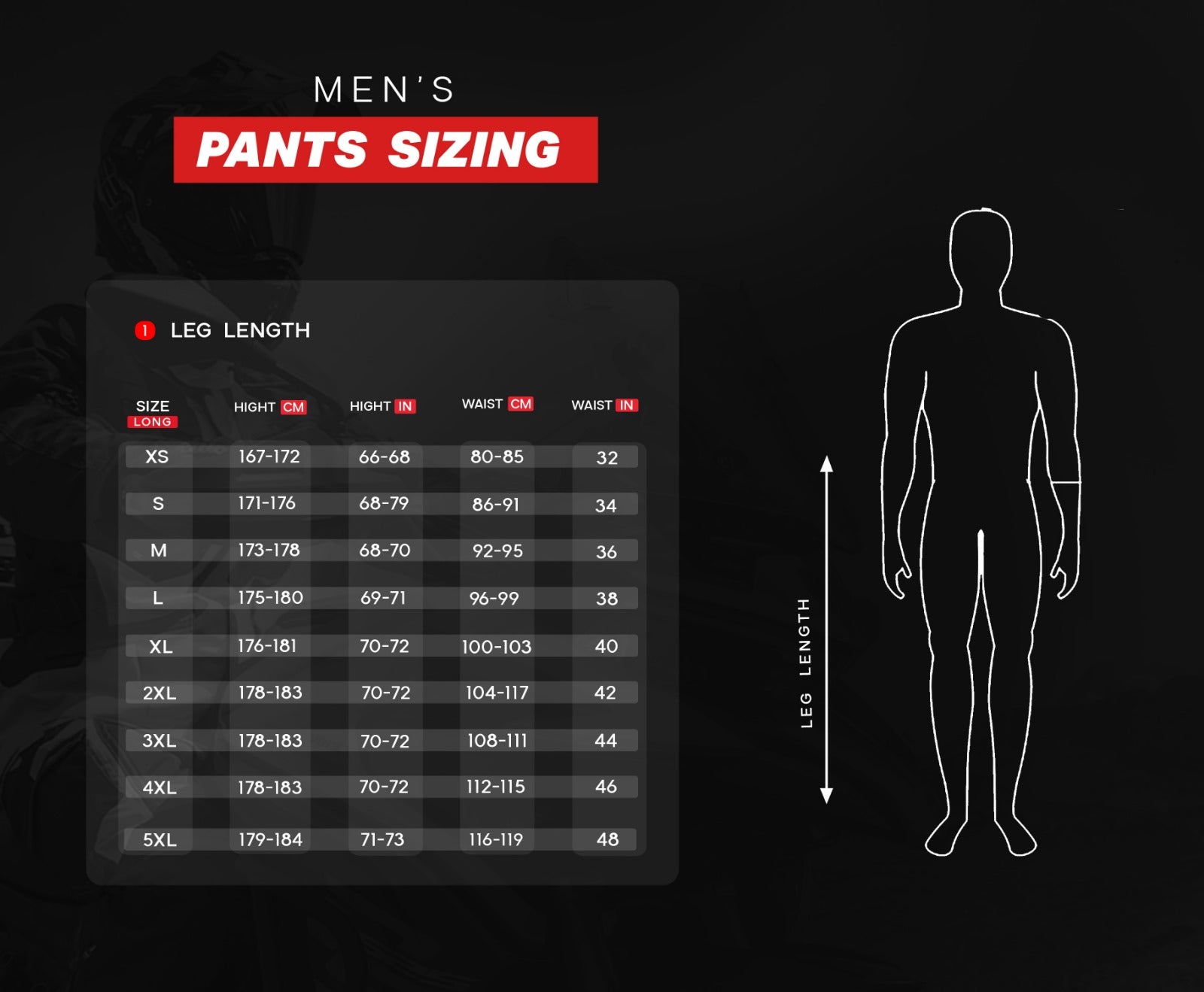 Ls2 Chart Evo Man Pant Black Short MaximoMoto SL Motorcycle