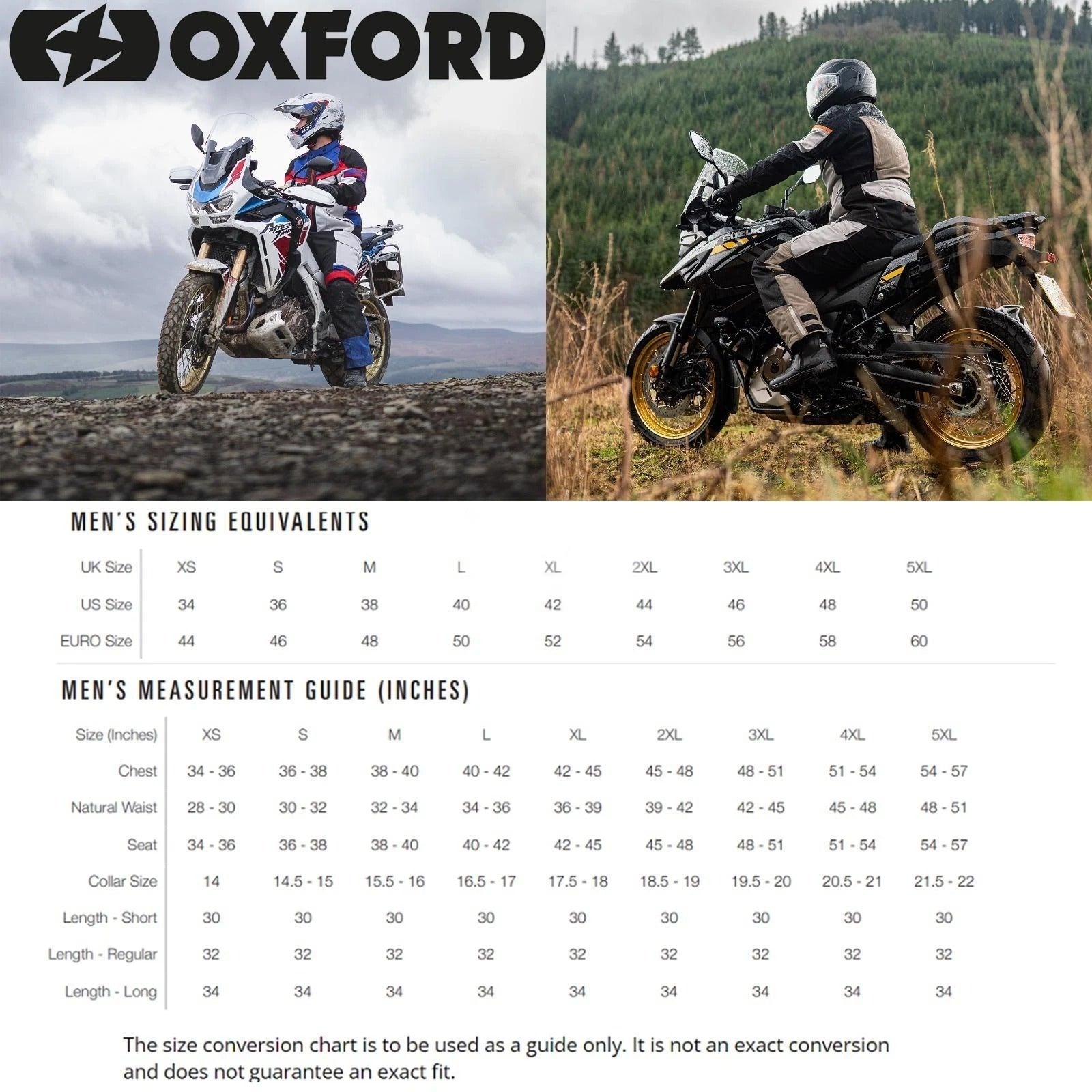 Oxford Henlow Men's Full-Grain Leather Motorcycle Jacket 