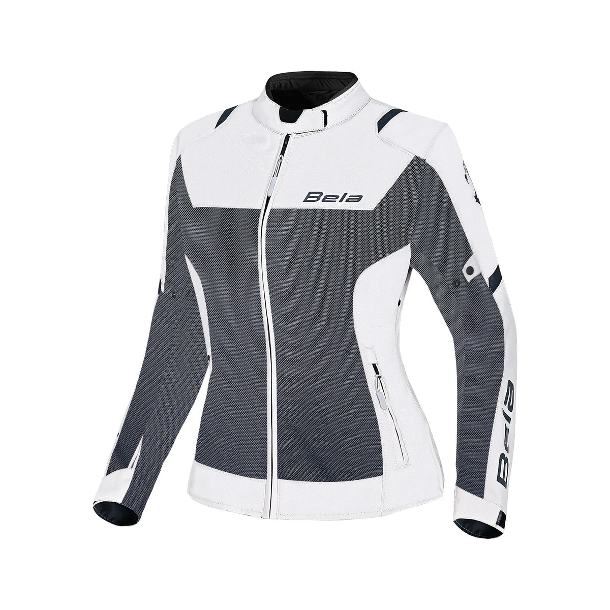 BELA Mesh Pro Lady Motorcycle Touring Jacket Ice Grey