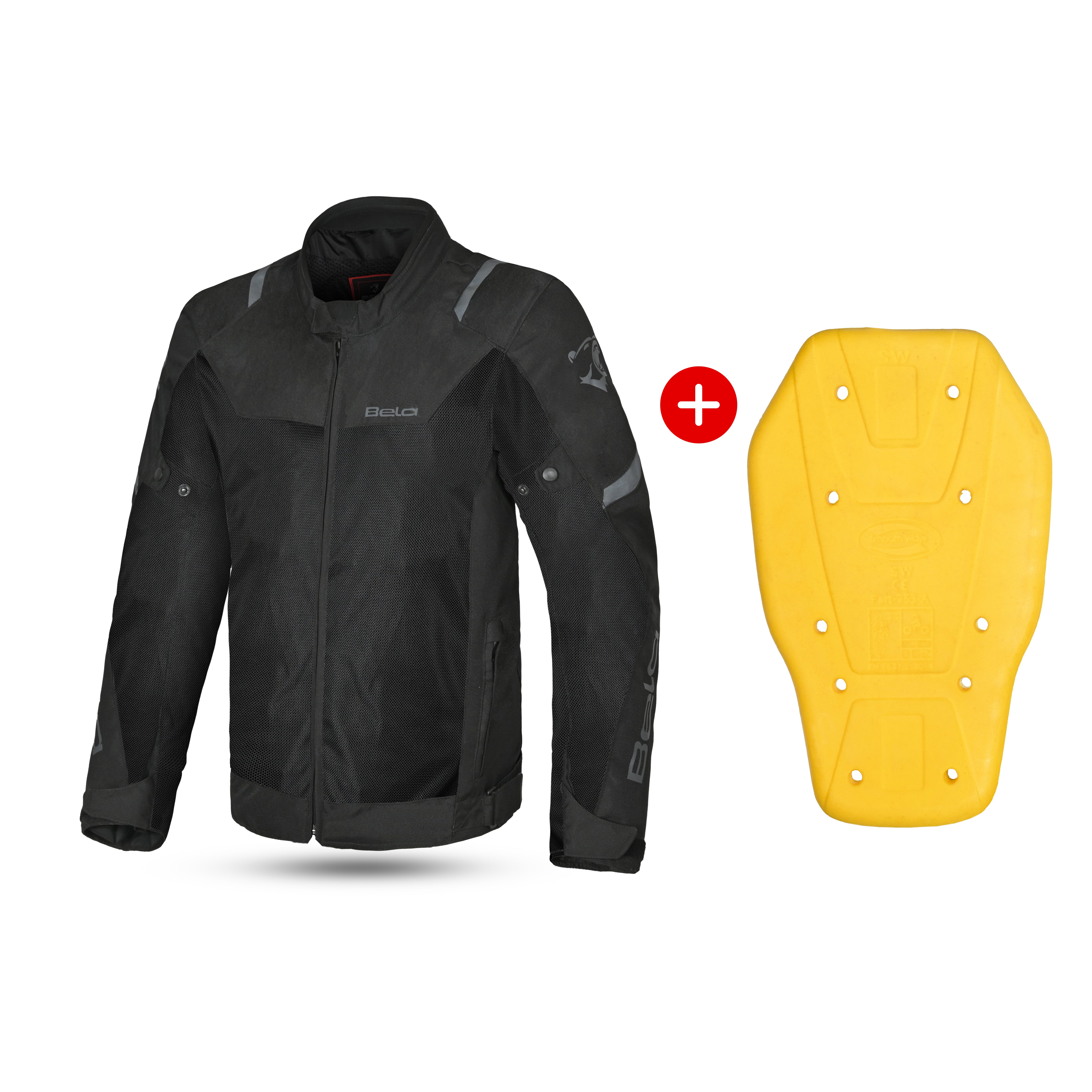 Bela mesh pro summer motorcycle jacket front view