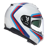 NOLAN N100-6 SSOLUTO 347 Modular Helmet Bianco Azul Rosso Azzurro