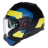 NOLAN N120-1 Omocromo 346 Moto Modular Helmet Nero Blue Gillao