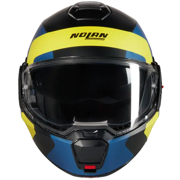 NOLAN N120-1 Omocromo 346 Moto Modular Helmet Nero Blue Gillao