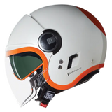NOLAN N21 VISOR OCIO 347 Jet Helmet Pearl Arancione