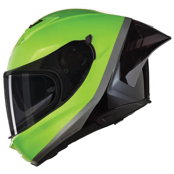 NOLAN N60-6 Sport Verniciatura Speciale 348 Lightweight Helmet Verde Impulse Nero Grigio