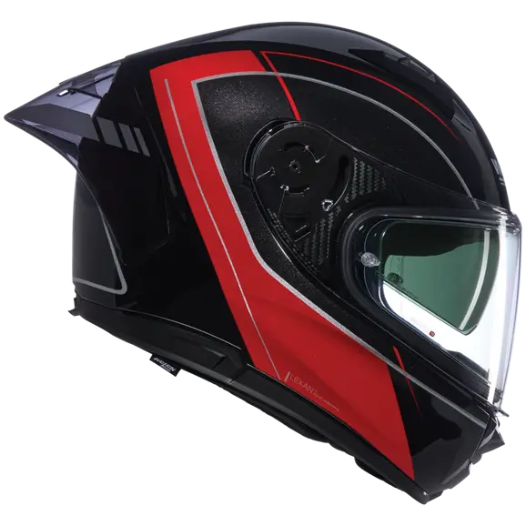 SHARK N60-6 SPORT MESMERICO 342 FULL FACE HELMET NERO ROSSO