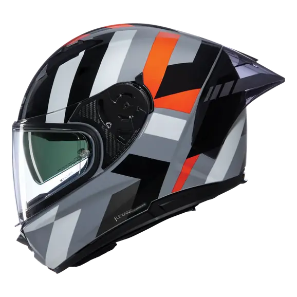 NOLAN N60-6 Sport Full Face Helmet Grigio Arancione Nero