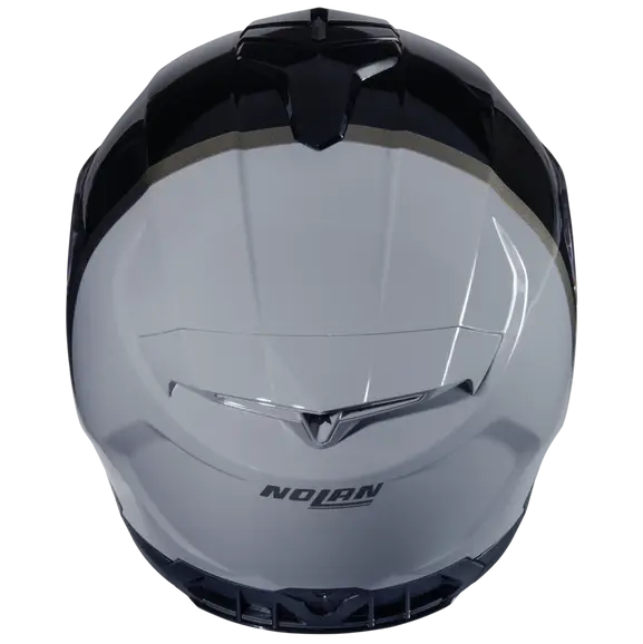 NOLAN N80-8 VERNICIATURA SPECIALE 343 INTEGRALE BLACK SILVER LIGHT BLUE HELMETS