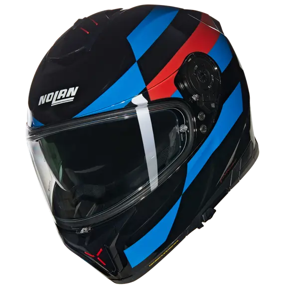 NOLAN N80-8 ALFIERE 347 INTEGRAL MOTO HELMET Nero Azul Rosso