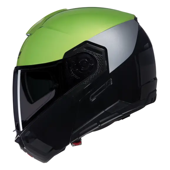 NOLAN N90-3 VERNICIATURA SPECIALE 341 Modular Helmet Verde Impulso Nero
