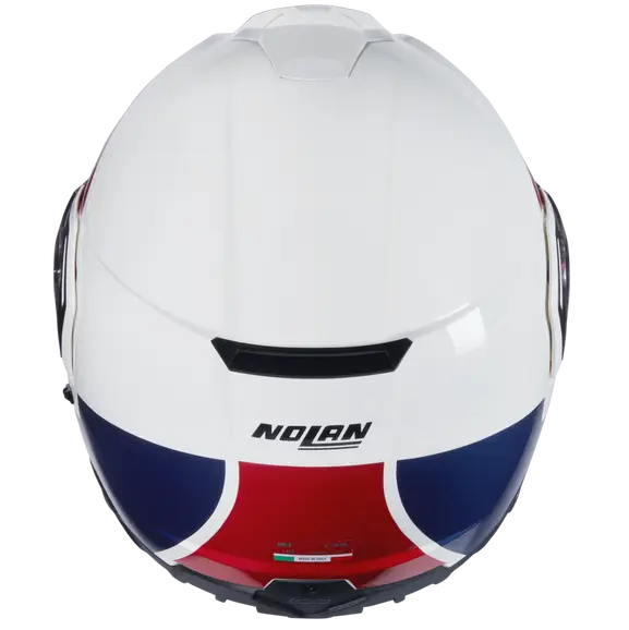 NOLAN N90-3 ROBOTO 345 Modular Helmet Bianco Rosso Blue