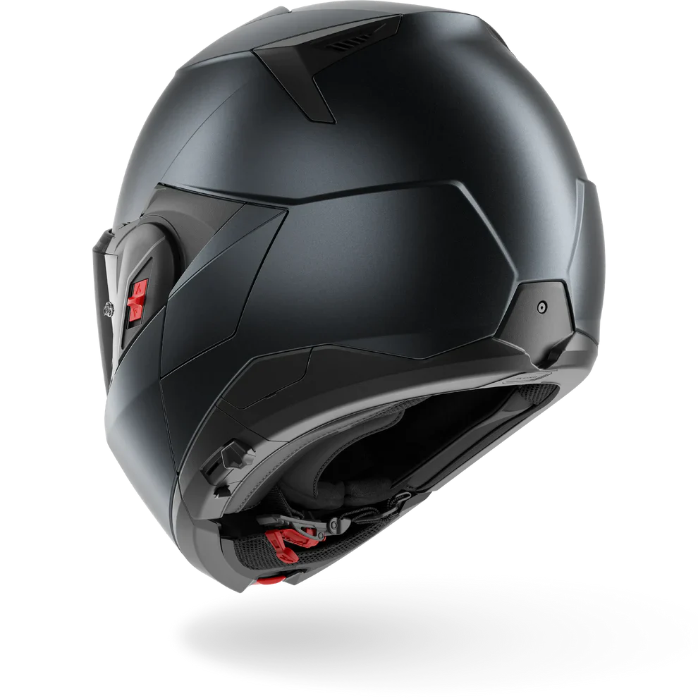 SHARK OXO Dark Shadow Modular Casco de Moto Estera de acero azul mate