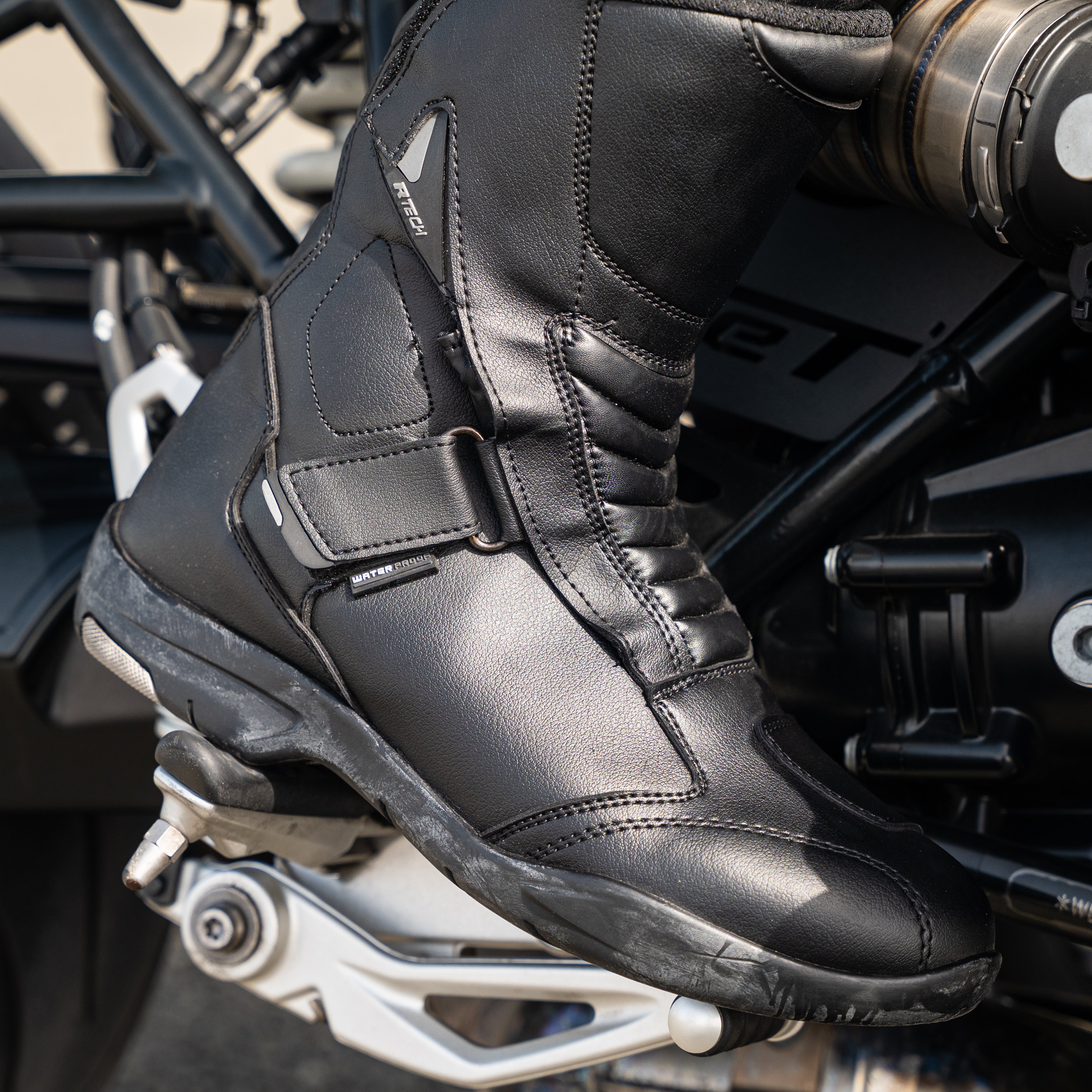 R Tech Revo Touring Boots - Black - MaximomotoUK