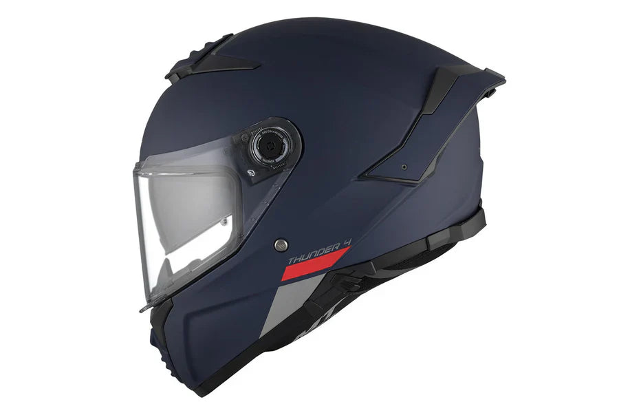 MT THUNDER 4 SV SOLID A7 Matte blue sport touring motorbike full face helmet
