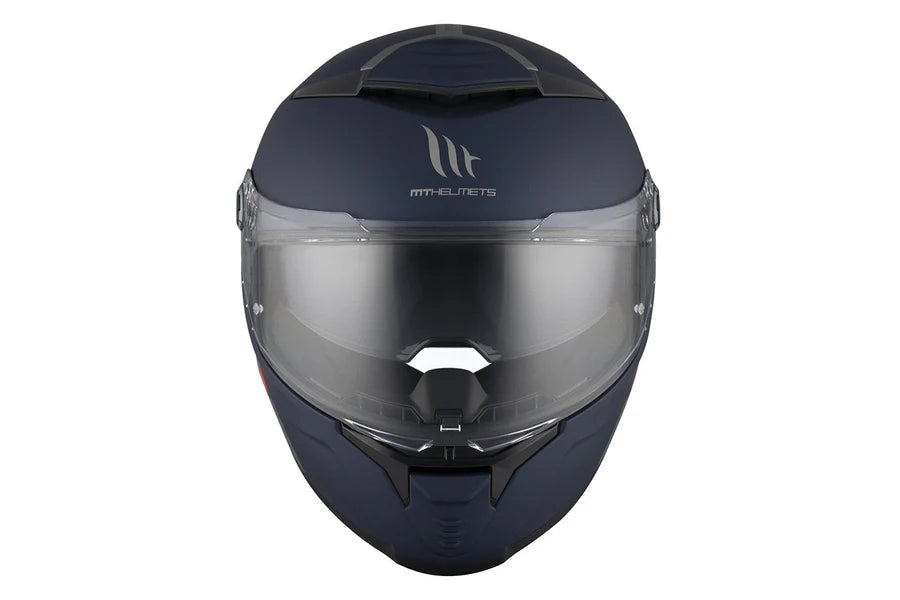 MT THUNDER 4 SV SOLID A7 Matte blue sport touring motorbike full face helmet